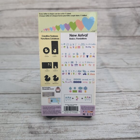 Cricut "New Arrival" shape cartridge - Complete - Picture 2 of 4